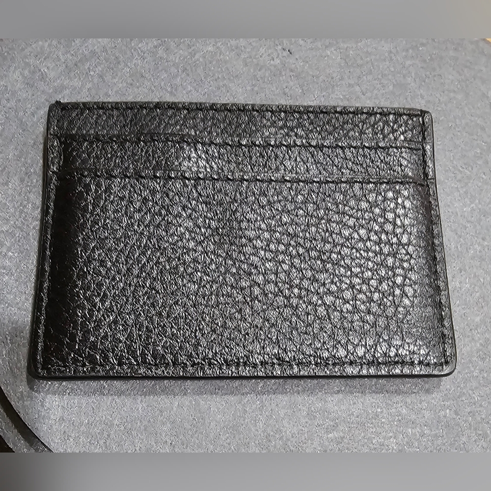 Marc Jacobs Empire City Pebbled Black Card Holder EUC - Picture 2 of 12